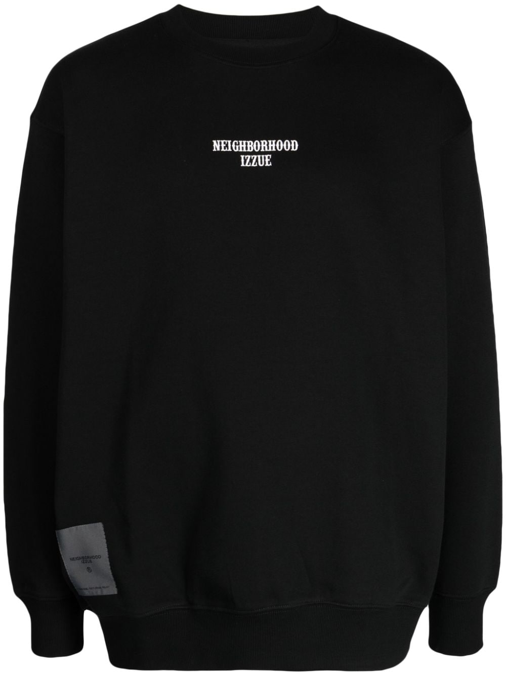 izzue Pullover mit Logo-Print - Schwarz von izzue