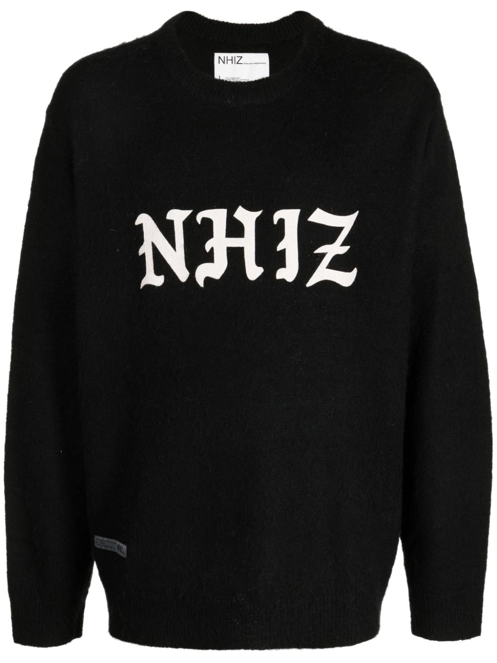 izzue Pullover mit Slogan-Print - Schwarz von izzue