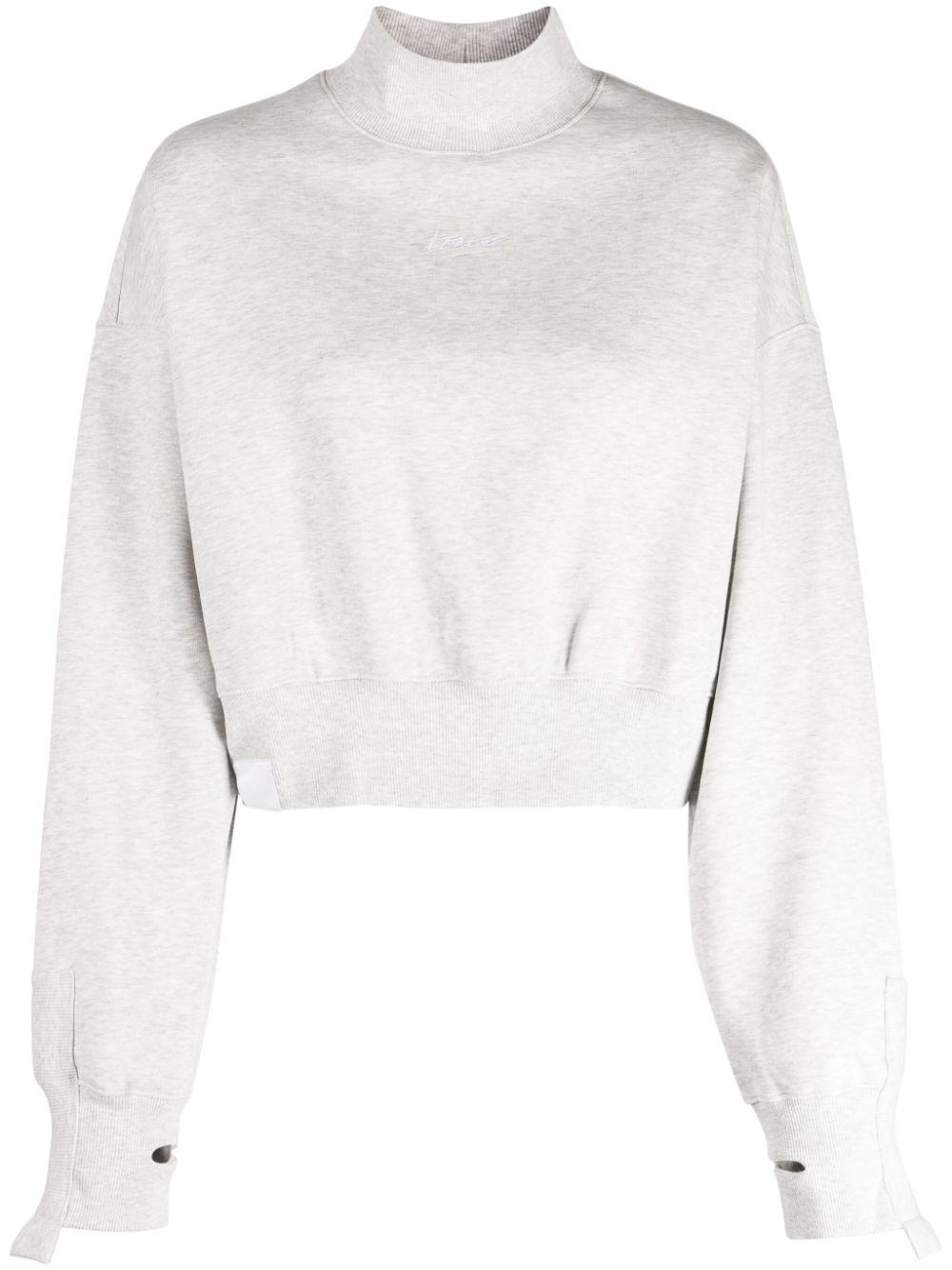 izzue Sweatshirt mit Logo-Patch - Grau von izzue