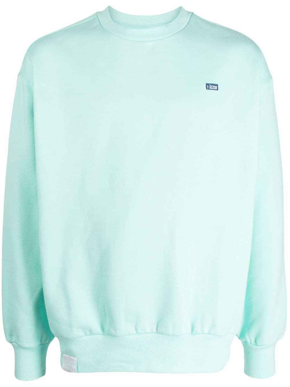 izzue Sweatshirt mit Logo-Print - Blau von izzue