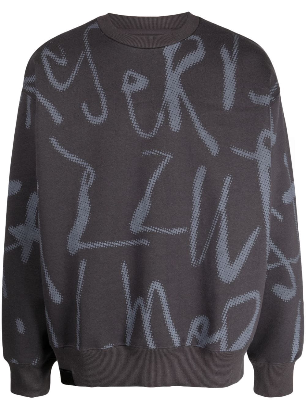 izzue Sweatshirt mit Logo-Print - Grau von izzue