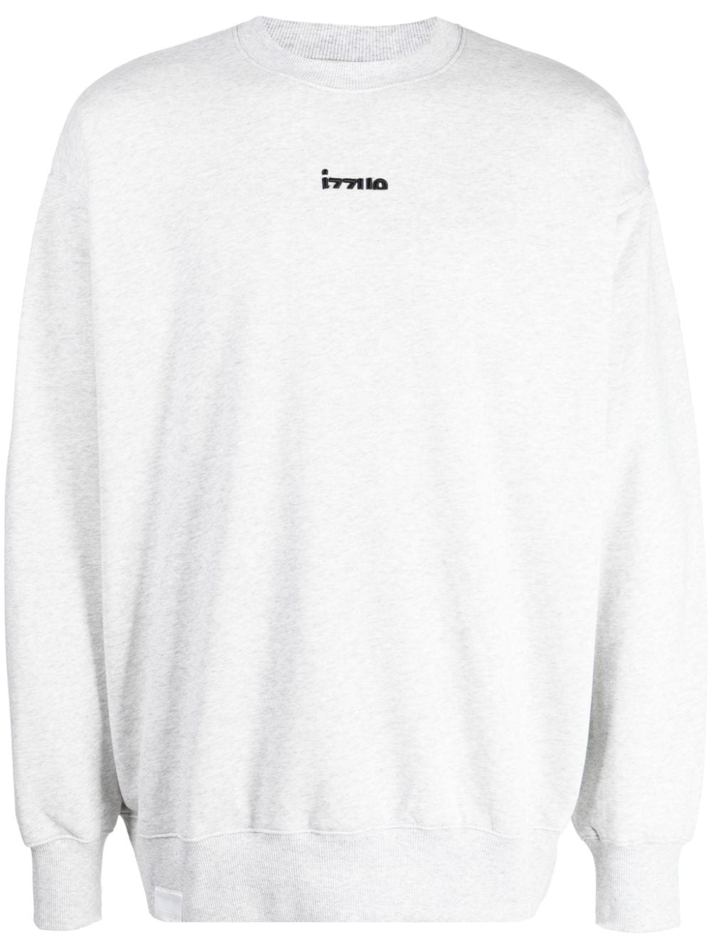 izzue Sweatshirt mit Logo-Stickerei - Grau von izzue