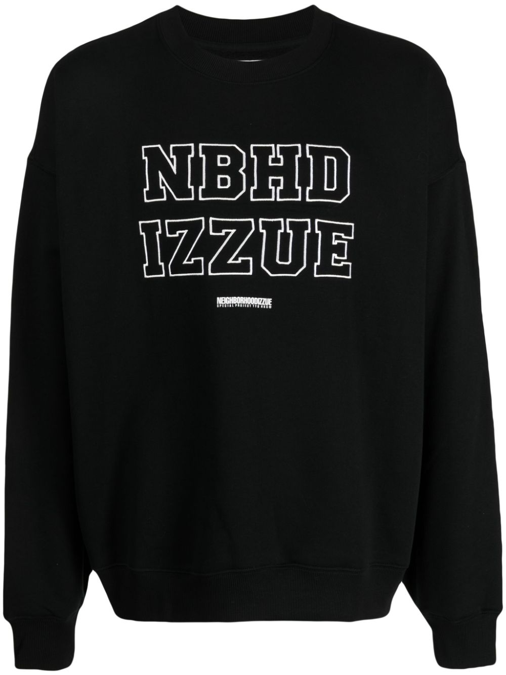 izzue Sweatshirt mit Slogan-Print - Schwarz von izzue