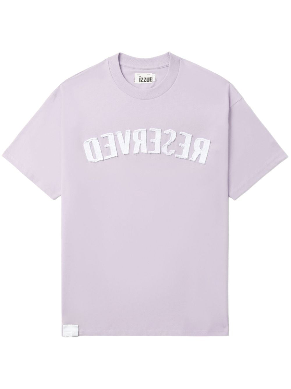 izzue T-Shirt mit Applikation - Violett von izzue