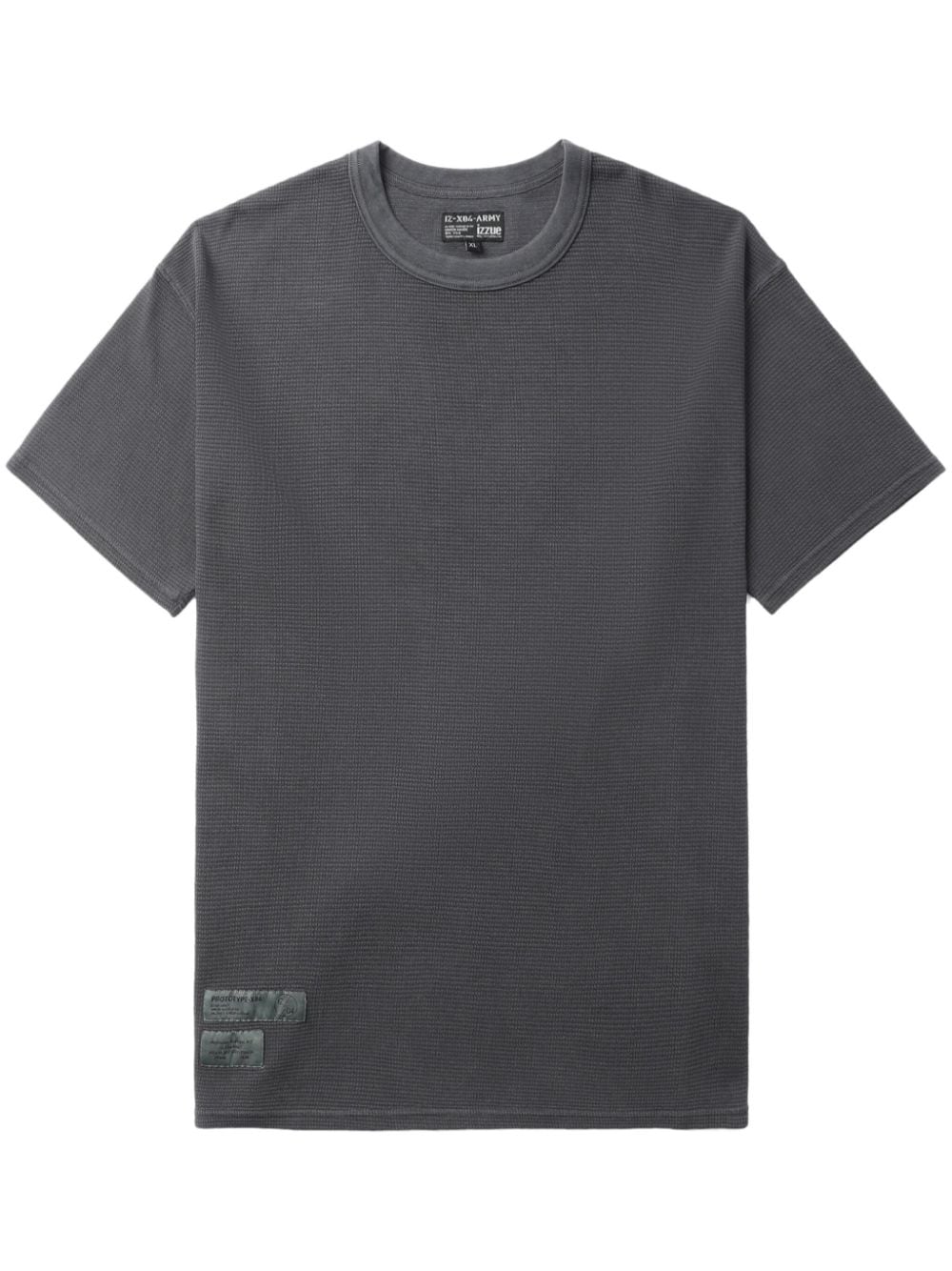 izzue T-Shirt mit Logo-Applikation - Schwarz von izzue