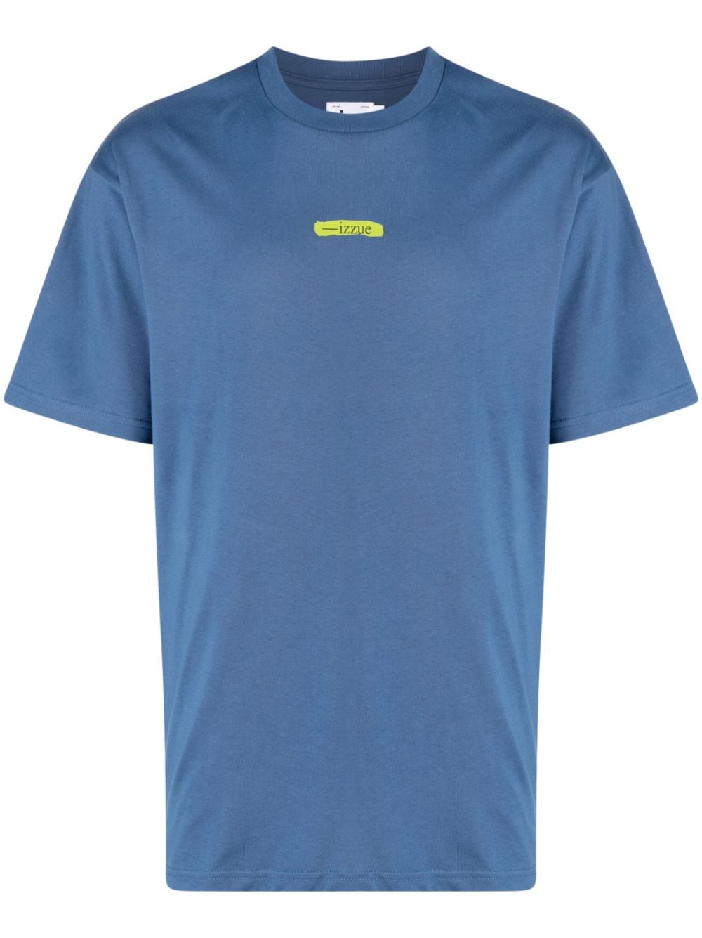 izzue T-Shirt mit Logo-Print - Blau von izzue