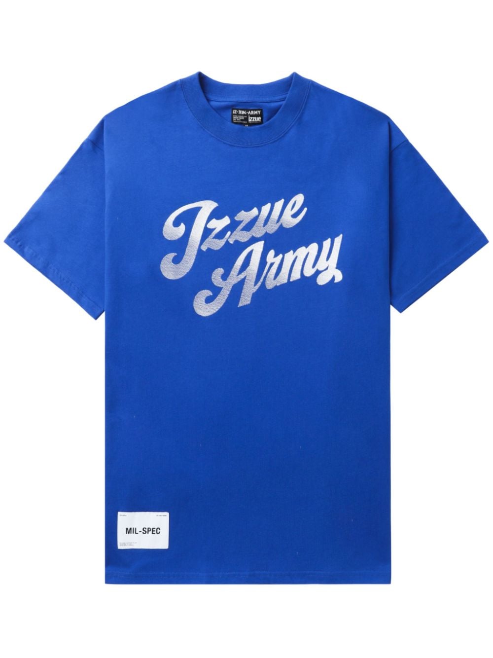 izzue T-Shirt mit Logo-Print - Blau von izzue