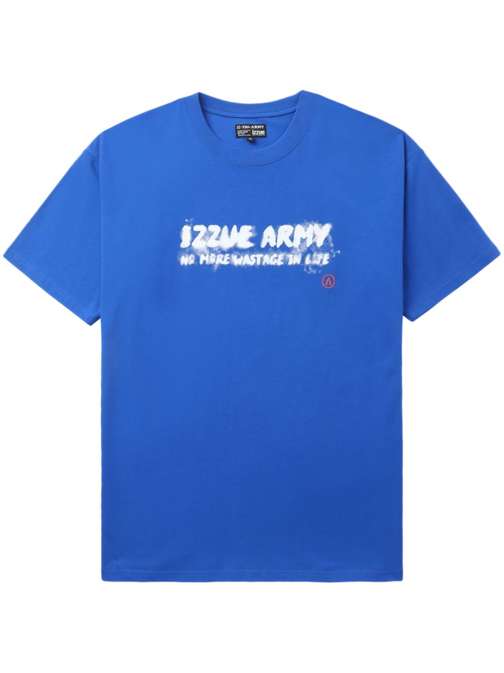 izzue T-Shirt mit Logo-Print - Blau von izzue