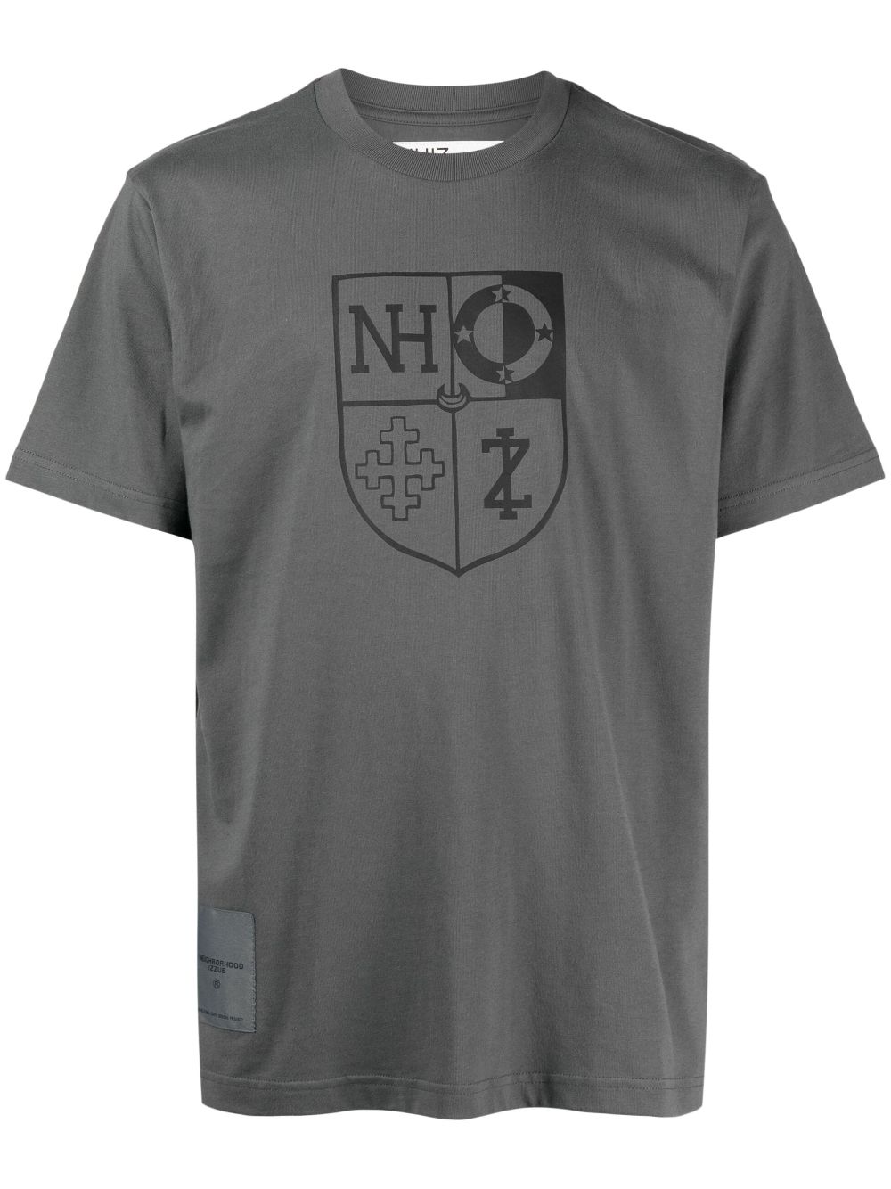 izzue T-Shirt mit Logo-Print - Grau von izzue
