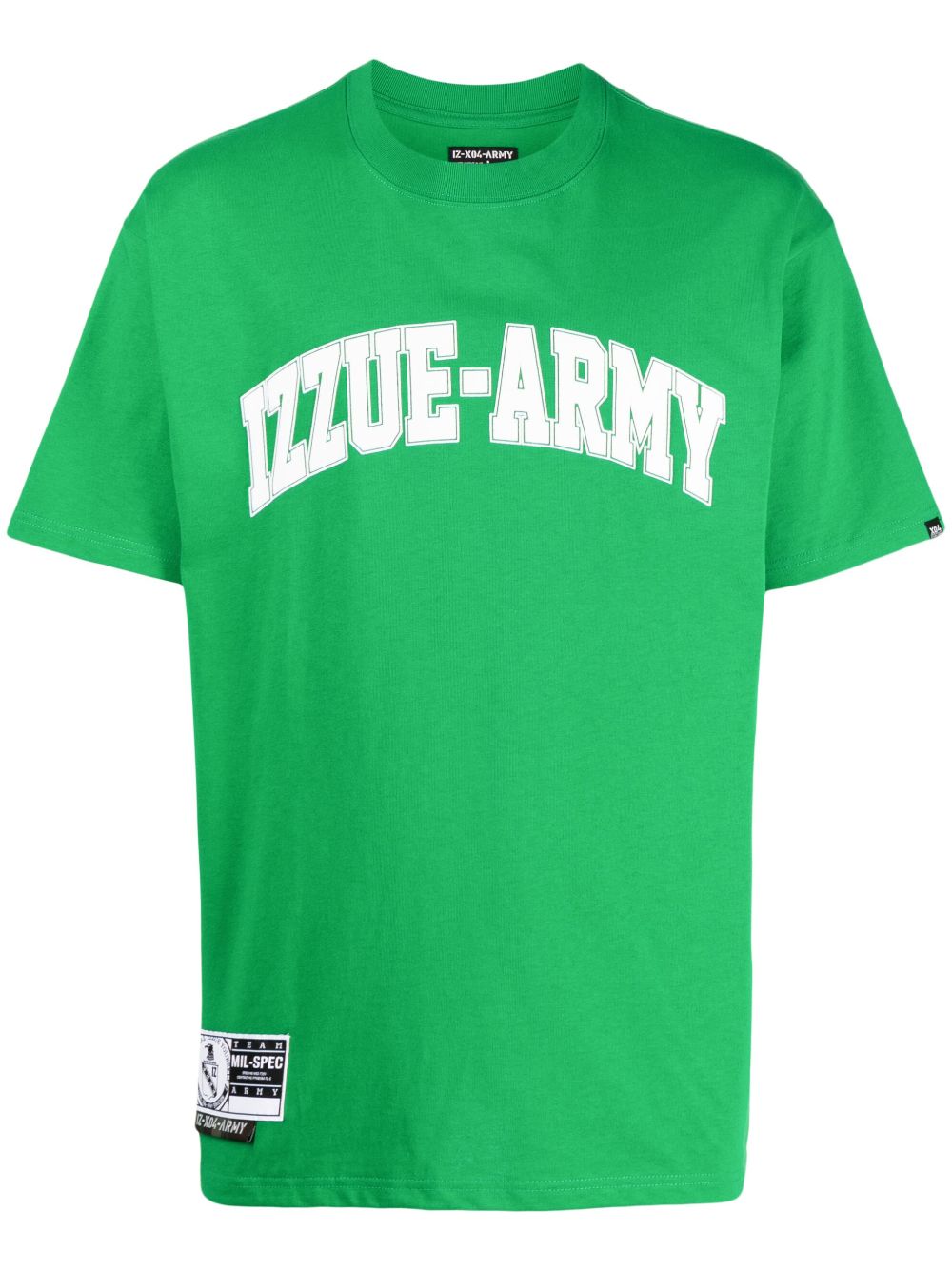 izzue T-Shirt mit Logo-Print - Grün von izzue