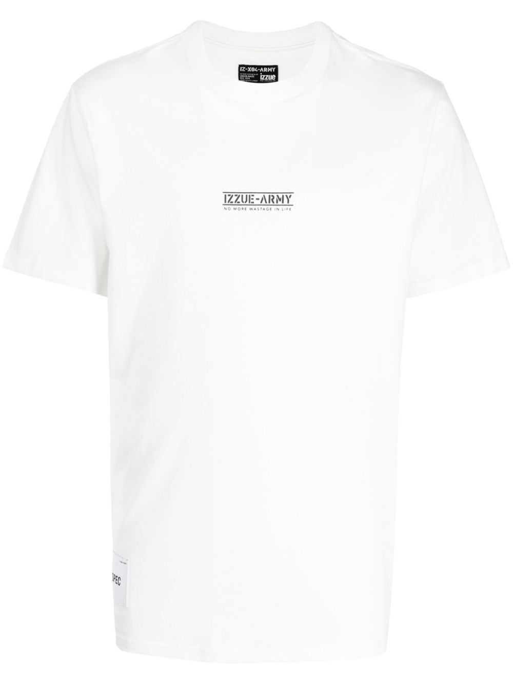 izzue T-Shirt mit Logo-Print - Weiß von izzue