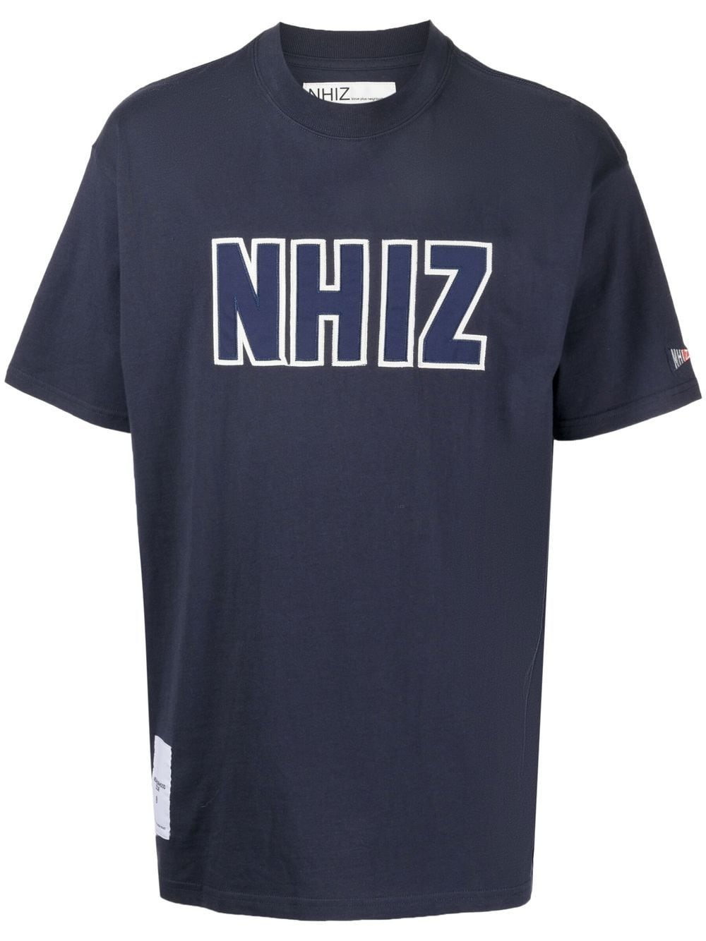 izzue T-Shirt mit Logo-Stickerei - Blau von izzue