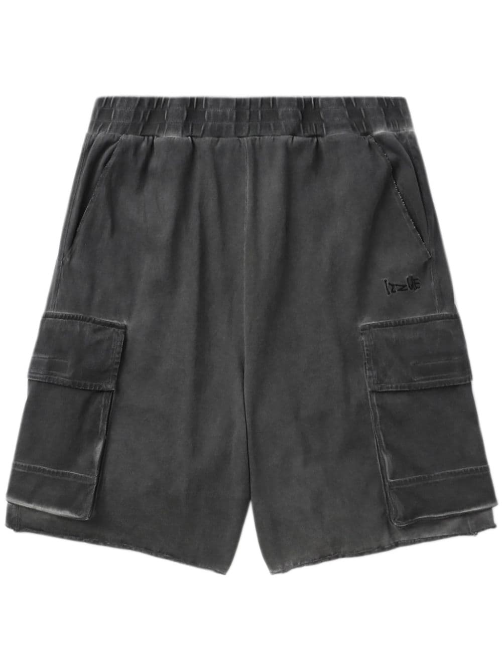 izzue Cargo-Shorts mit Cold-Dye - Grau von izzue