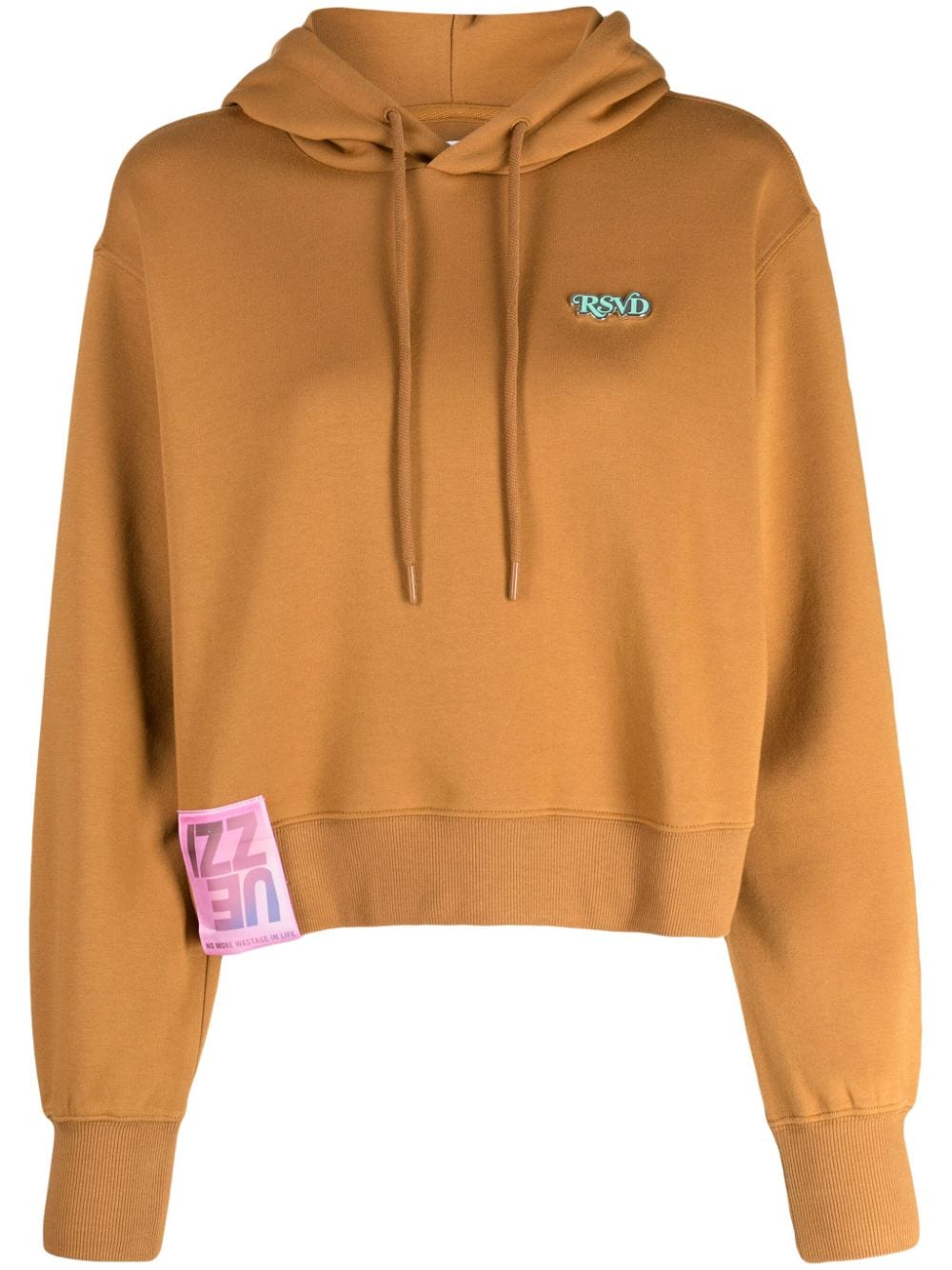 izzue Hoodie mit Logo-Patch - Braun von izzue