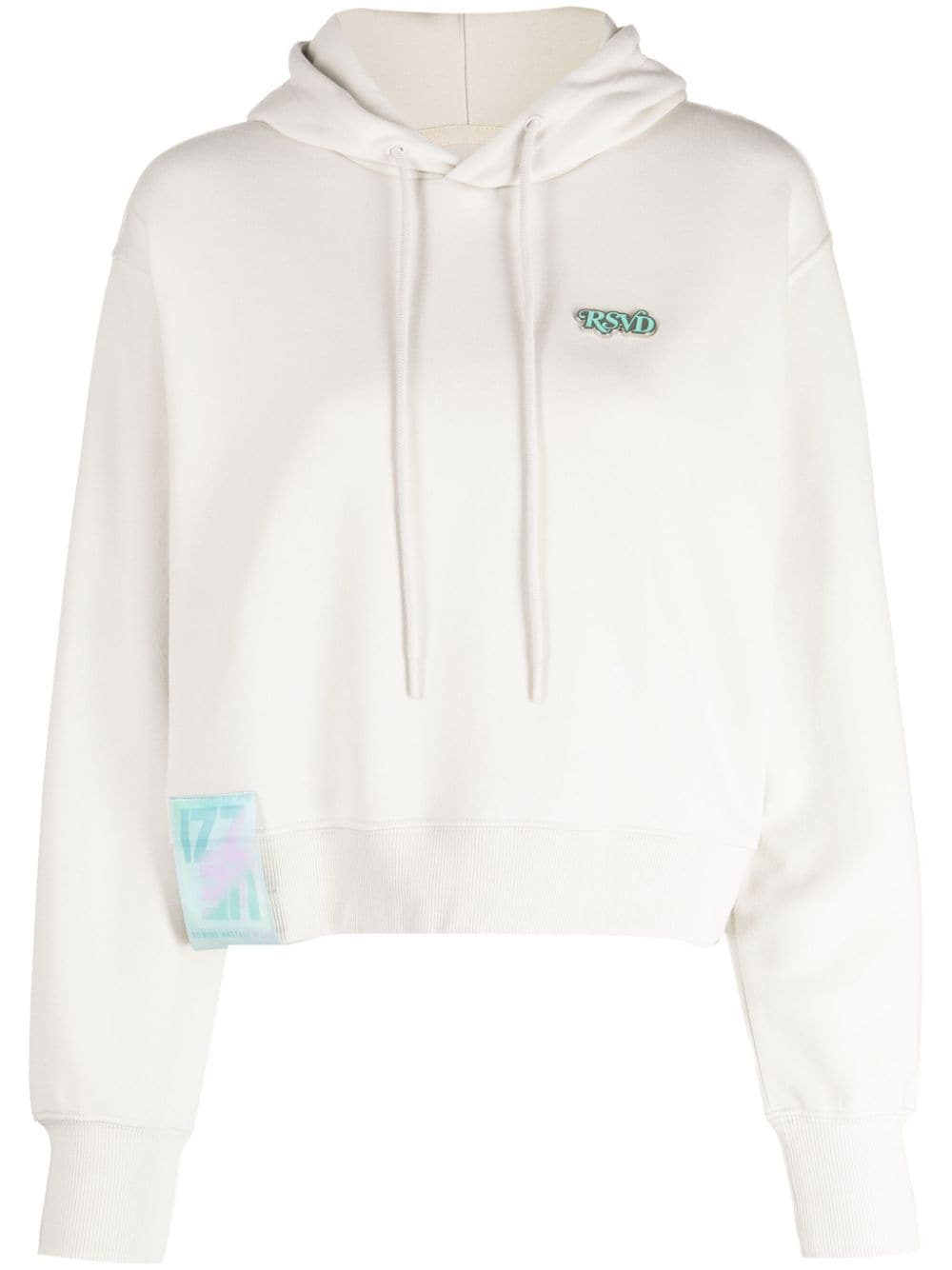 izzue Hoodie mit Logo-Patch - Weiß von izzue