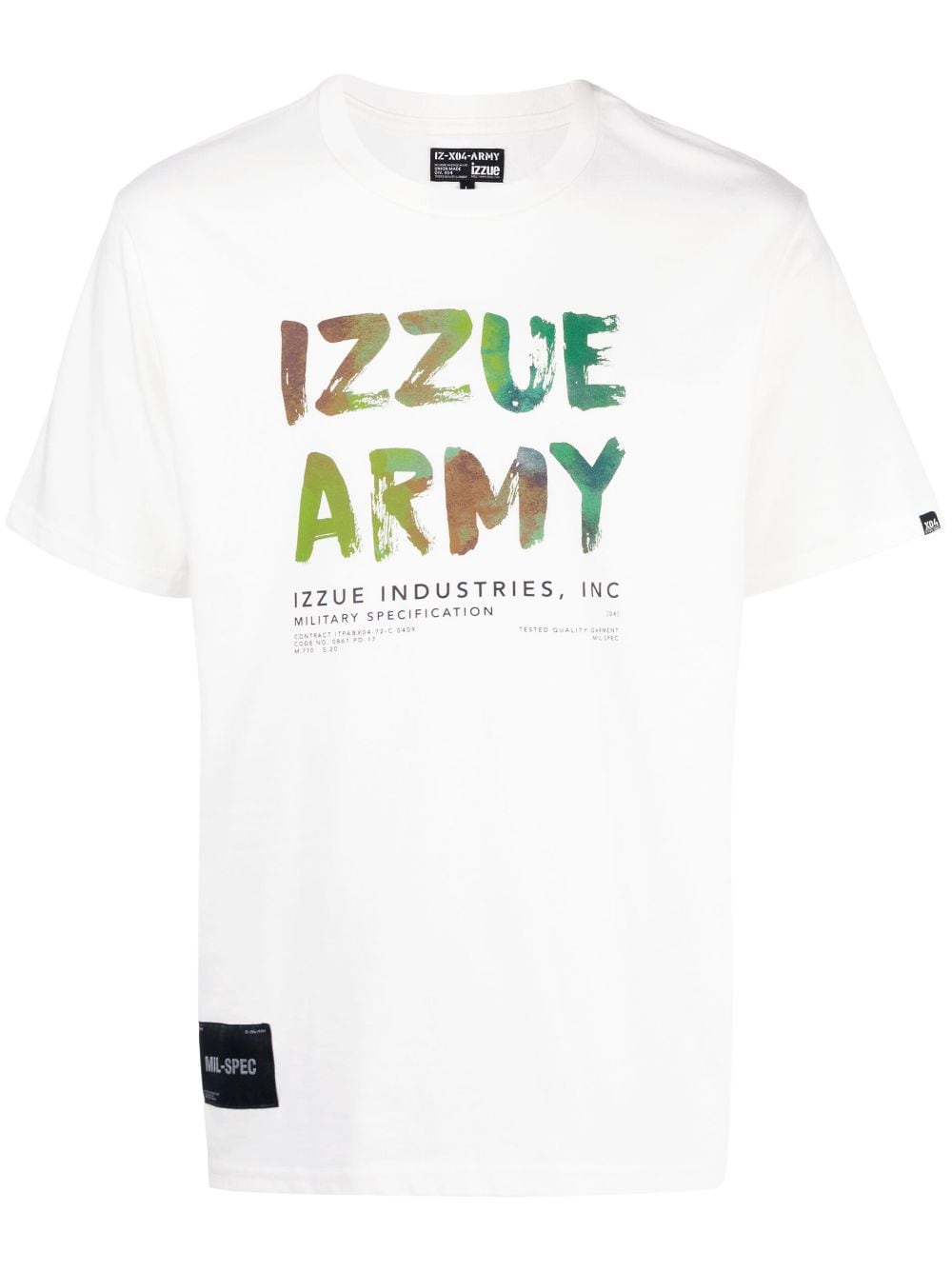 izzue T-Shirt mit Logo-Print - Weiß von izzue