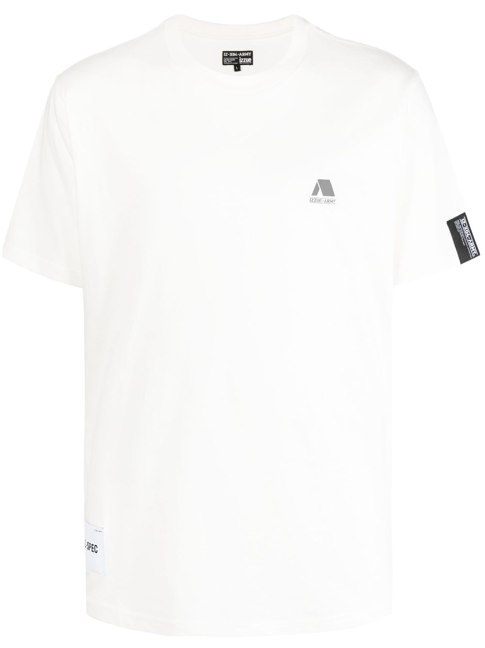 izzue T-Shirt mit Logo-Print - Weiß von izzue