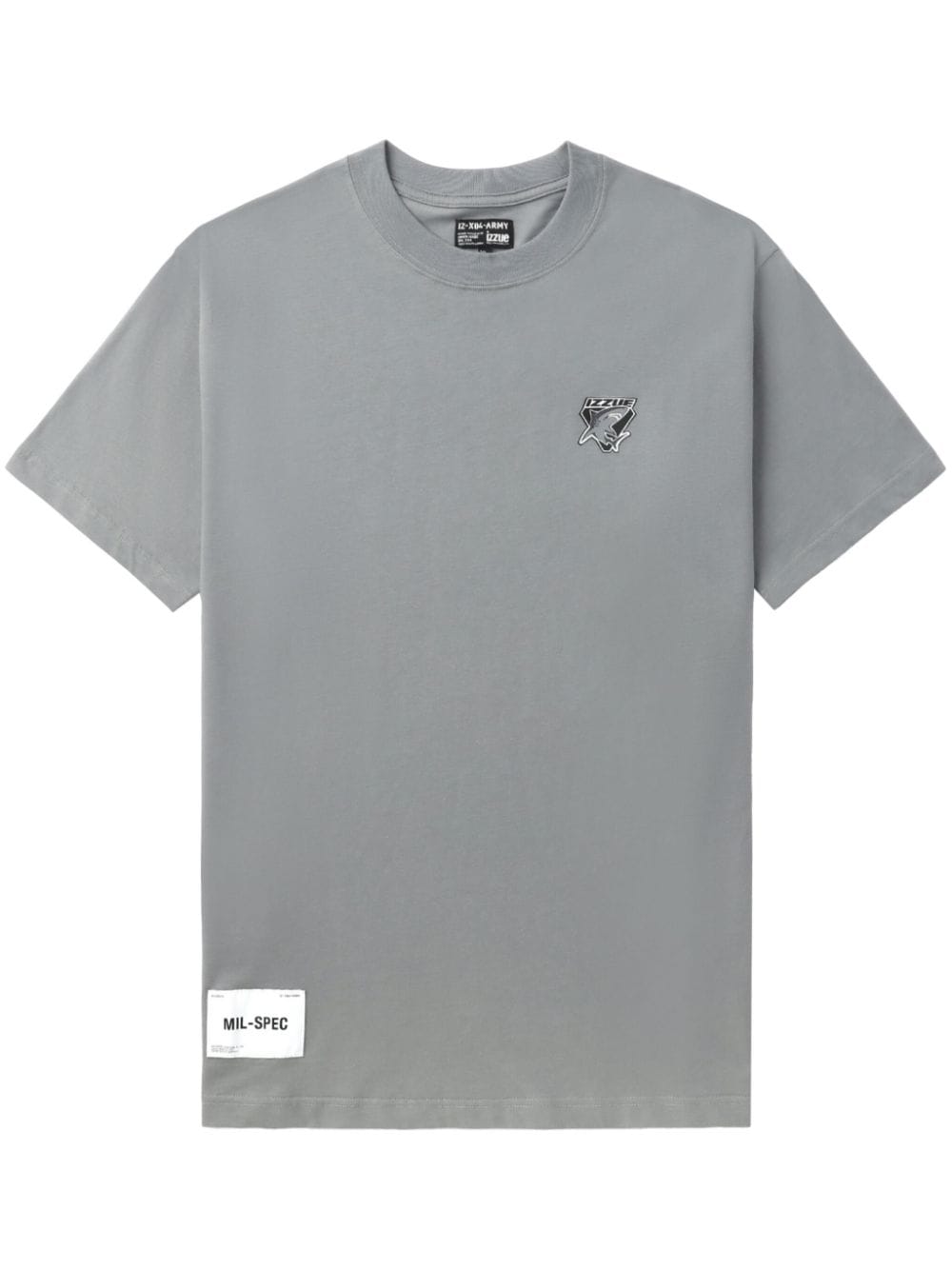 izzue T-Shirt mit Hai-Print - Grau von izzue