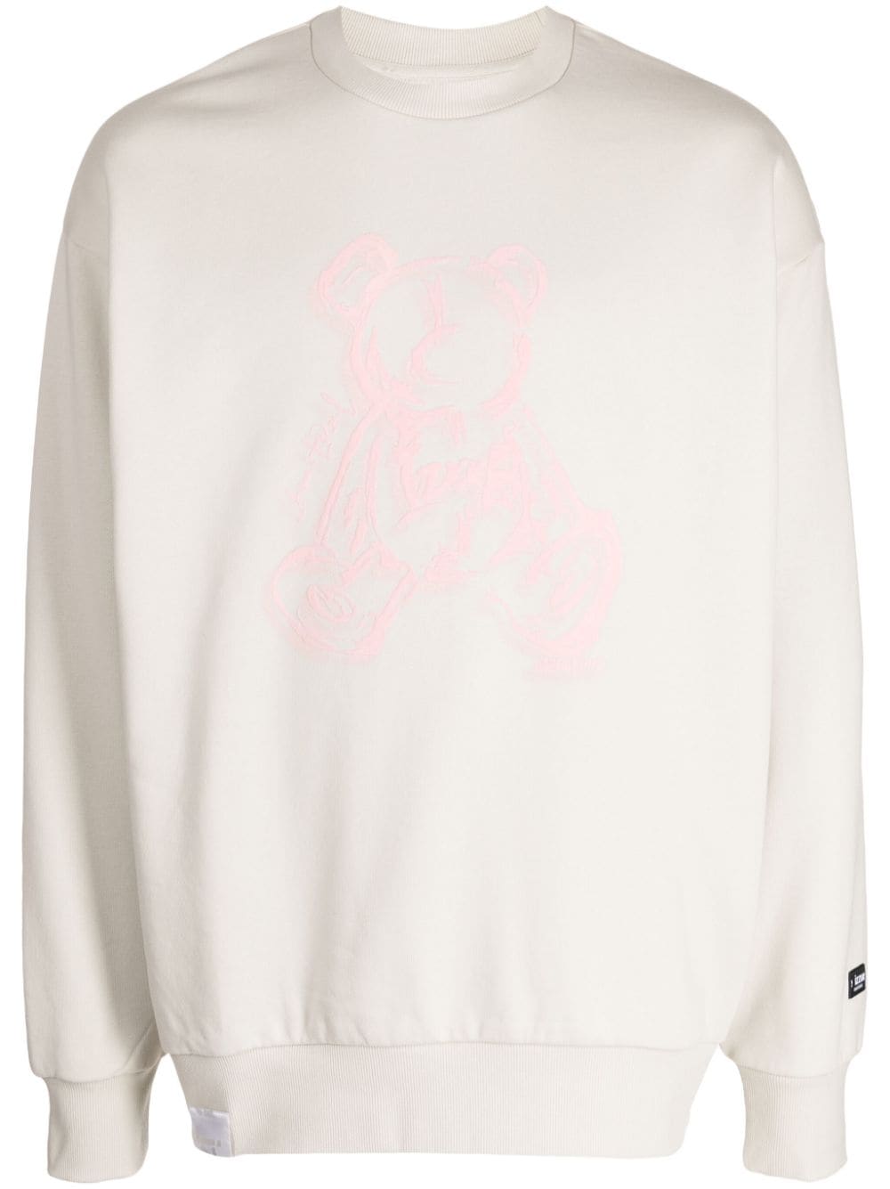 izzue Sweatshirt mit Teddy-Print - Nude von izzue