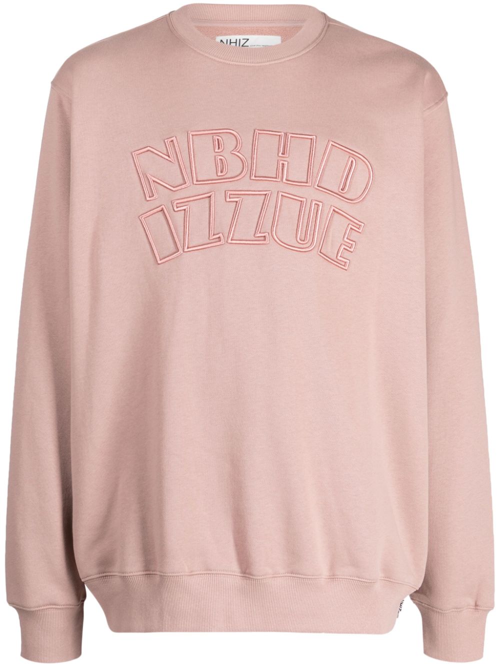 izzue x Neighborhood Sweatshirt mit Logo-Stickerei - Rosa von izzue