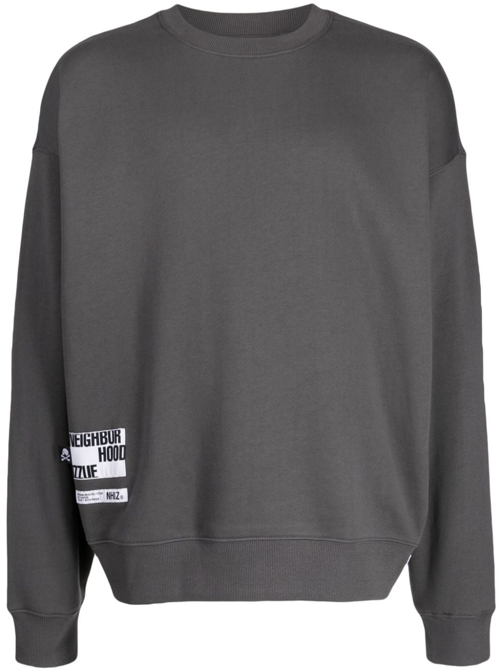 izzue x Neighborhood Sweatshirt mit Slogan-Print - Grau von izzue