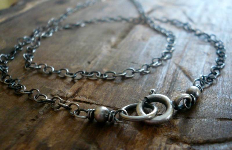 Halskette Nach Eigenem Design - Sterling Silber Ankerkette von jNicDesigns