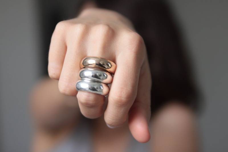 Power Ring Breiter Massiver Sterling Silber Statement Schmuck Power Ring Breiter Massiver Sterling Silber Statement Schmuck von jacandhugo