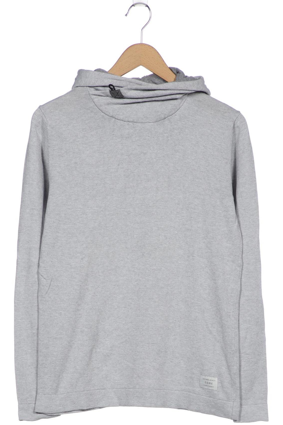 Jack & Jones Herren Kapuzenpullover, grau von jack & jones