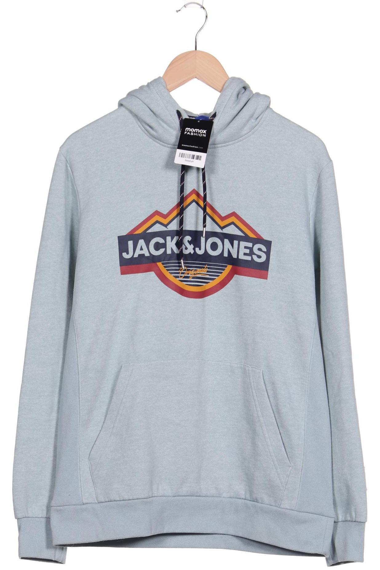 Jack & Jones Herren Kapuzenpullover, türkis von jack & jones