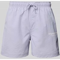 Jack & Jones Badehose mit elastischem Bund Modell 'NAXOS' in Flieder, Größe M von jack & jones
