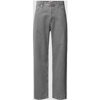 Jack & Jones Baggy Fit Jeans im 5-Pocket-Design Modell 'ALEX' in Mittelgrau, Größe 28/32 von jack & jones
