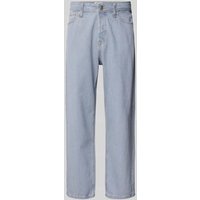 Jack & Jones Baggy Fit Jeans im 5-Pocket-Design Modell 'ALEX' in Rauchblau, Größe 29/30 von jack & jones