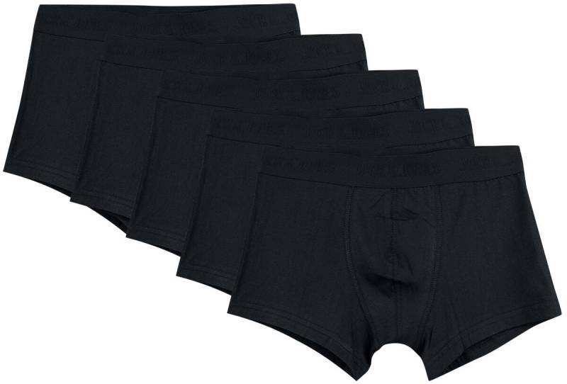 Jack & Jones Boxershort - JACTONE IN TONE TRUNKS 5 PACK - S bis XXL - für Männer - Größe XXL - schwarz von jack & jones