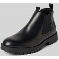 Jack & Jones Chelsea Boots mit Zugschlaufe Modell 'CAMDEN' in Black, Größe 45 von jack & jones