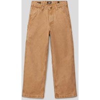 Jack & Jones Chino mit Ziernähten Modell 'ALEX' in Camel, Größe 146 von jack & jones