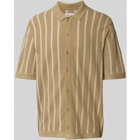 Jack & Jones Freizeithemd mit Knopfleiste Modell 'EMIL' in Beige, Größe M von jack & jones