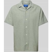 Jack & Jones Freizeithemd mit Knopfleiste in beige in Oliv, Größe XXL von jack & jones