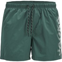 Jack & Jones Herren Badehose Badeshort JPSTMAUI JJSWIM SPLICE LOGO von jack & jones