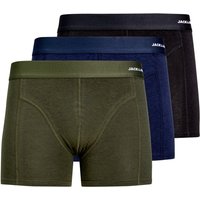 Jack & Jones Herren Boxershort JACBASIC BAMBOO TRUNKS 3er Pack