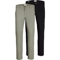 Jack & Jones Herren Chino Hose JJIMARCO JJDAVE AK - Slim Fit 2er Pack von jack & jones