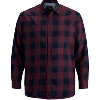 Jack & Jones Herren Freizeit Hemd JJEGINGHAM Comfort Fit Plussize von jack & jones