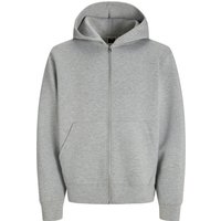 Jack & Jones Herren Hoodie Kapuzenpullover JCOCOVER SCUBA SWEAT ZIP HOOD - Relaxed Fit von jack & jones
