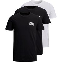 Jack & Jones Herren Rundhals T-Shirt JJECORP LOGO PLAY 3er PACK - Slim Fit von jack & jones