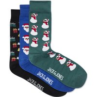 Jack & Jones Herren Socken JACMANOSO SOCK GIFTBOX 3er Pack von jack & jones