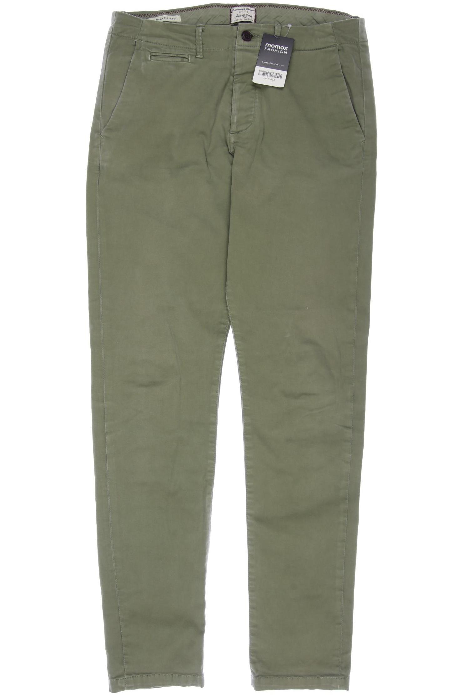 Jack & Jones Herren Stoffhose, grün von jack & jones