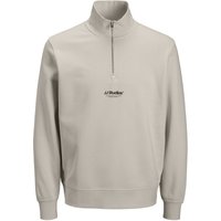 Jack & Jones Herren Sweatshirt JJESOHO SWEAT QUARTER ZIP - Relaxed Fit von jack & jones
