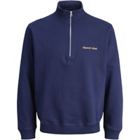 Jack & Jones Herren Sweatshirt JORNORREBRO EMB SWEAT HIGH NECK - Relaxed Fit von jack & jones