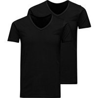 Jack & Jones Herren V-Neck T-Shirt JACBASIC 2er PACK - Regular Fit von jack & jones