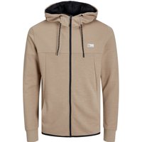 Jack & Jones Herren Zip Hoodie Kapuzenpullover JCOAIR SWEAT ZIP - Regular Fit von jack & jones