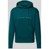 Jack & Jones Hoodie mit Label-Print in Petrol, Größe L Jack & Jones Hoodie mit Label-Print in Petrol, Größe L von jack & jones